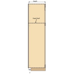 Tall Double 70-30 Split