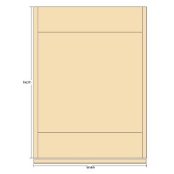 Double Door Single Drawer
