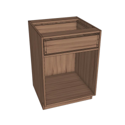 Double Door Single Drawer