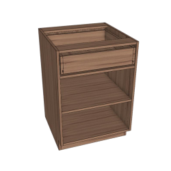 Double Door Single Drawer