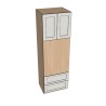 Oven/Microwave Enclosure 2 Drawer