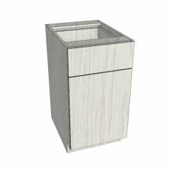 Single Door Single Drawer Base