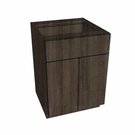 Double Door Single Drawer Base