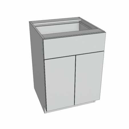 Double Door Single Drawer Base