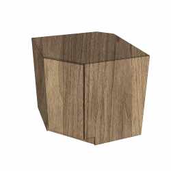 45 Corner Cabinet Base